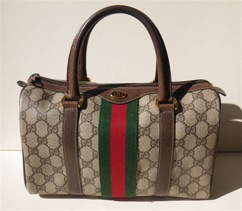 gucci bag etsy|vintage Gucci fabric bag.